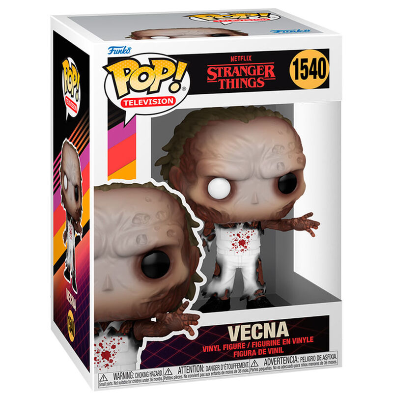 Figurine Funko POP Vecna de Stranger Things en vinyle de 9 cm avec détails soignés dans sa boîte cadeau