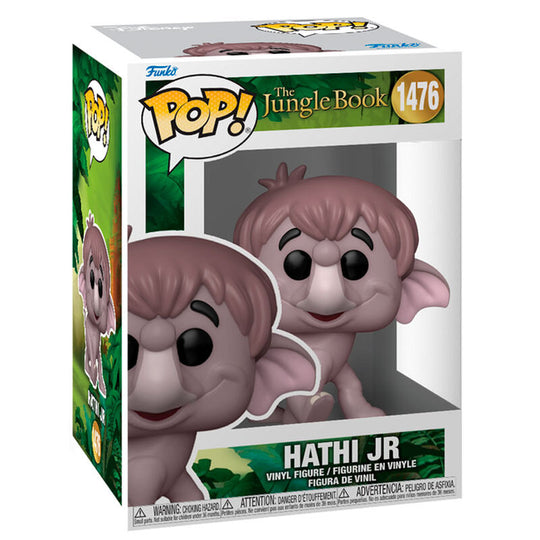Figurine Funko POP Hathi Jr du Livre de la Jungle en vinyle de 9 cm avec détails soignés et couleurs vives
