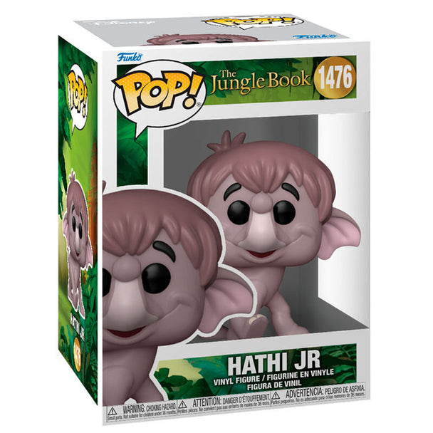 Figurine Funko POP Hathi Jr du Livre de la Jungle en vinyle de 9 cm avec détails soignés et couleurs vives