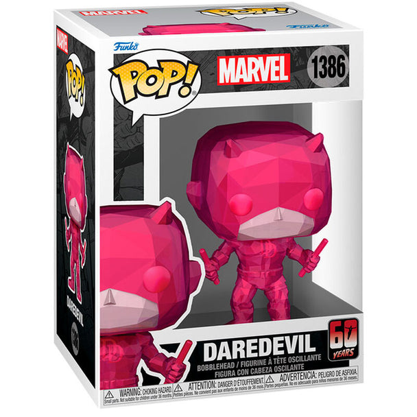 Figurine Funko POP de Daredevil Marvel en vinyle de 9 cm dans sa boîte cadeau officielle FUNKO