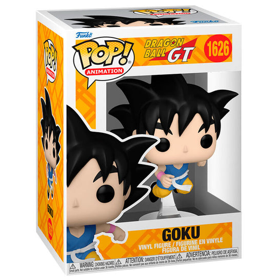 Figurine Funko POP Dragon Ball GT Goku en vinyle de 9cm dans sa boîte cadeau officielle