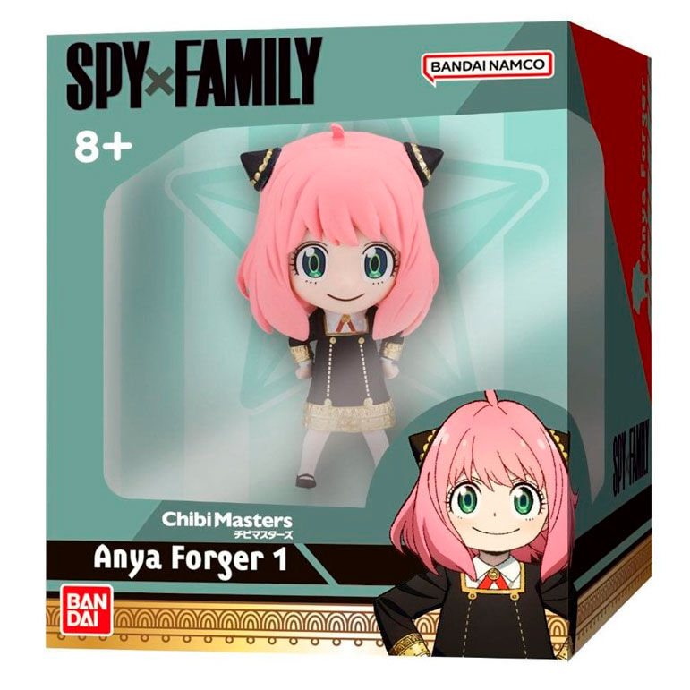 Vue latérale de la figurine Spy x Family Chibimaster soulignant sa finition soignée