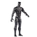 Vue rapprochée de la tête articulée de la figurine Black Panther Marvel Avengers par Hasbro