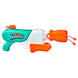 Vue latérale du Nerf Hydro Frenzy Super Soaker avec son canon prêt à lancer un jet d'eau puissant