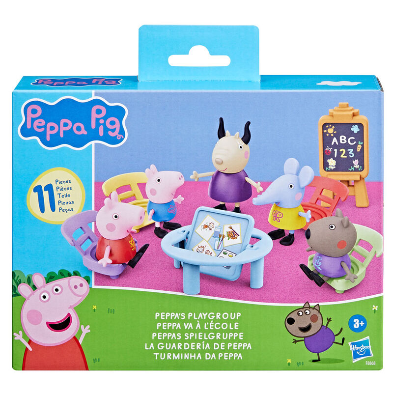 Vue rapprochée des accessoires inclus dans le set Peppa Pig Nursery de HASBRO pour enfants