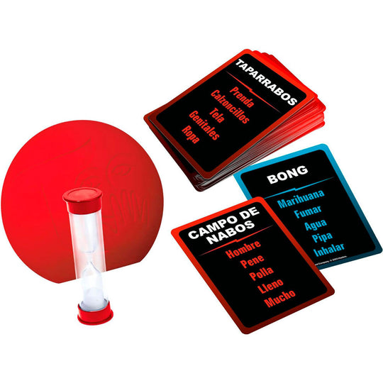 Cartes de jeu Spanish Taboo Uncensored avec mots à deviner en espagnol