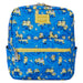 Sac à dos Loungefly Minions Despicable Me en nylon vue de face avec détails imprimés colorés