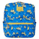 Sac à dos Loungefly Minions Despicable Me en nylon vue de face avec détails imprimés colorés
