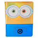 Carnet Loungefly Minions Bob en cuir vegan avec détails appliqués et fermeture métal argenté