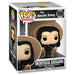 Figurine Funko POP Deluxe Morticia Addams de 9 cm en vinyle, présentant son style gothique emblématique dans une boîte cadeau.