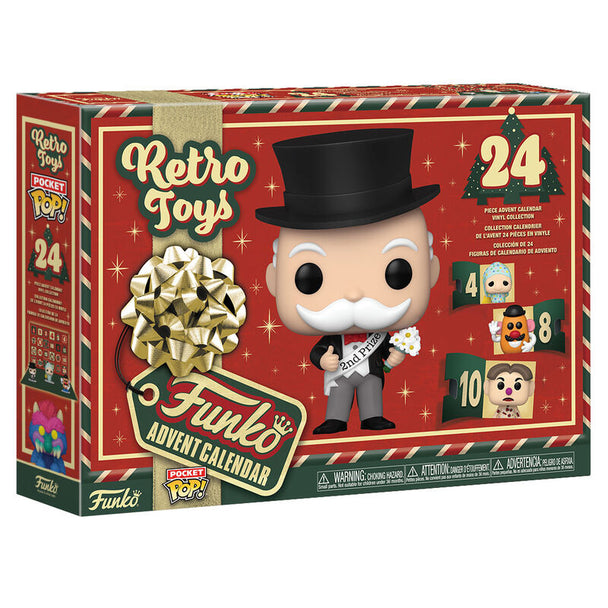 Calendrier de l'Avent Funko Disney Hasbro 2024 avec 24 portes à ouvrir pour découvrir des figurines exclusives
