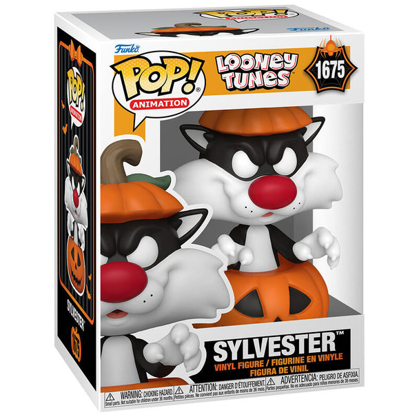 Figurine Funko POP Sylvester Looney Tunes en vinyle de 9 cm dans sa boîte cadeau originale