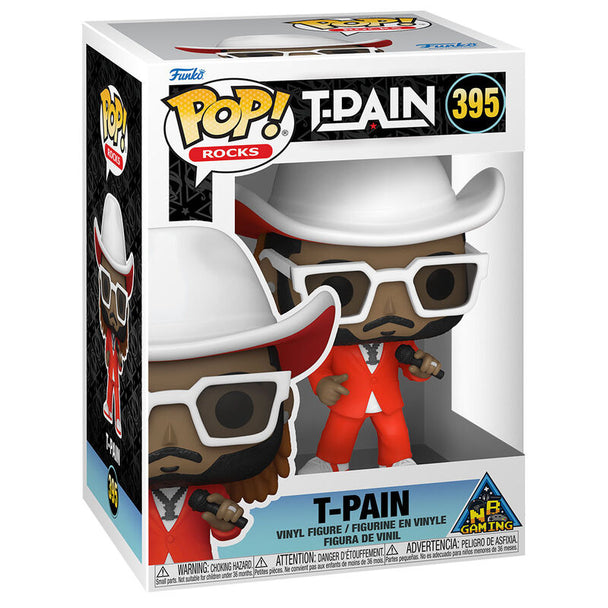 Figurine Funko POP T-Pain en vinyle de 9 cm avec détails précis et couleurs vives