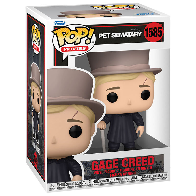 Figurine Funko POP Gage Creed de Pet Sematary en vinyle de 9 cm avec détails précis et couleurs vives
