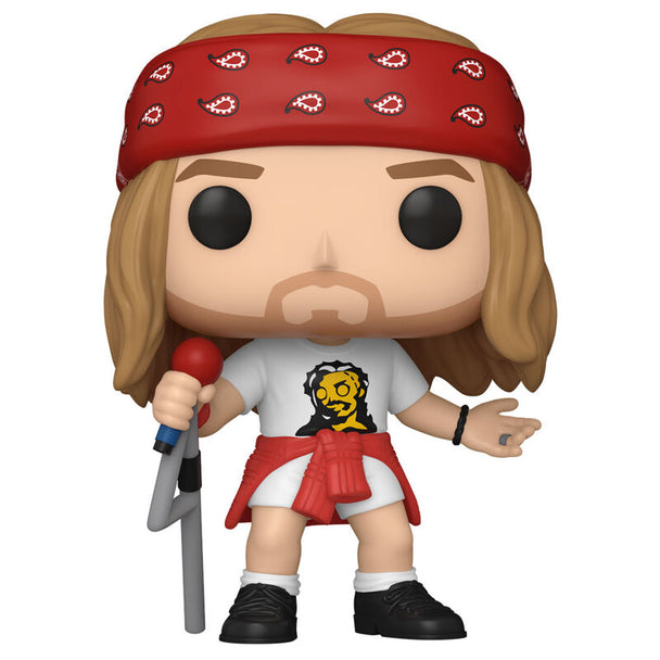 Boîte cadeau officielle de la figurine Funko POP AXL Rose Guns N' Roses, parfaite pour offrir ou collectionner