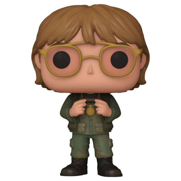 Vue rapprochée de la figurine Funko POP Stargate Daniel Jackson avec détails précis et couleurs vives