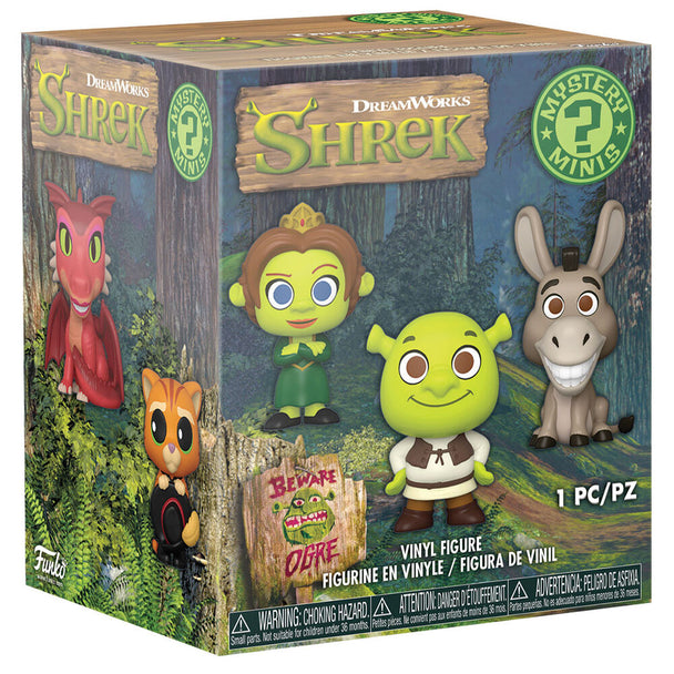 Figurine mystère mini Shrek FUNKO vue de face avec détails colorés et finition soignée