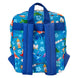 Intérieur du sac à dos Loungefly avec doublure coordonnée et espace de rangement compact