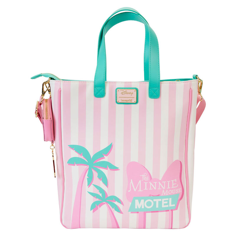 Intérieur du sac avec doublure coordonnée et porte-monnaie détachable visible