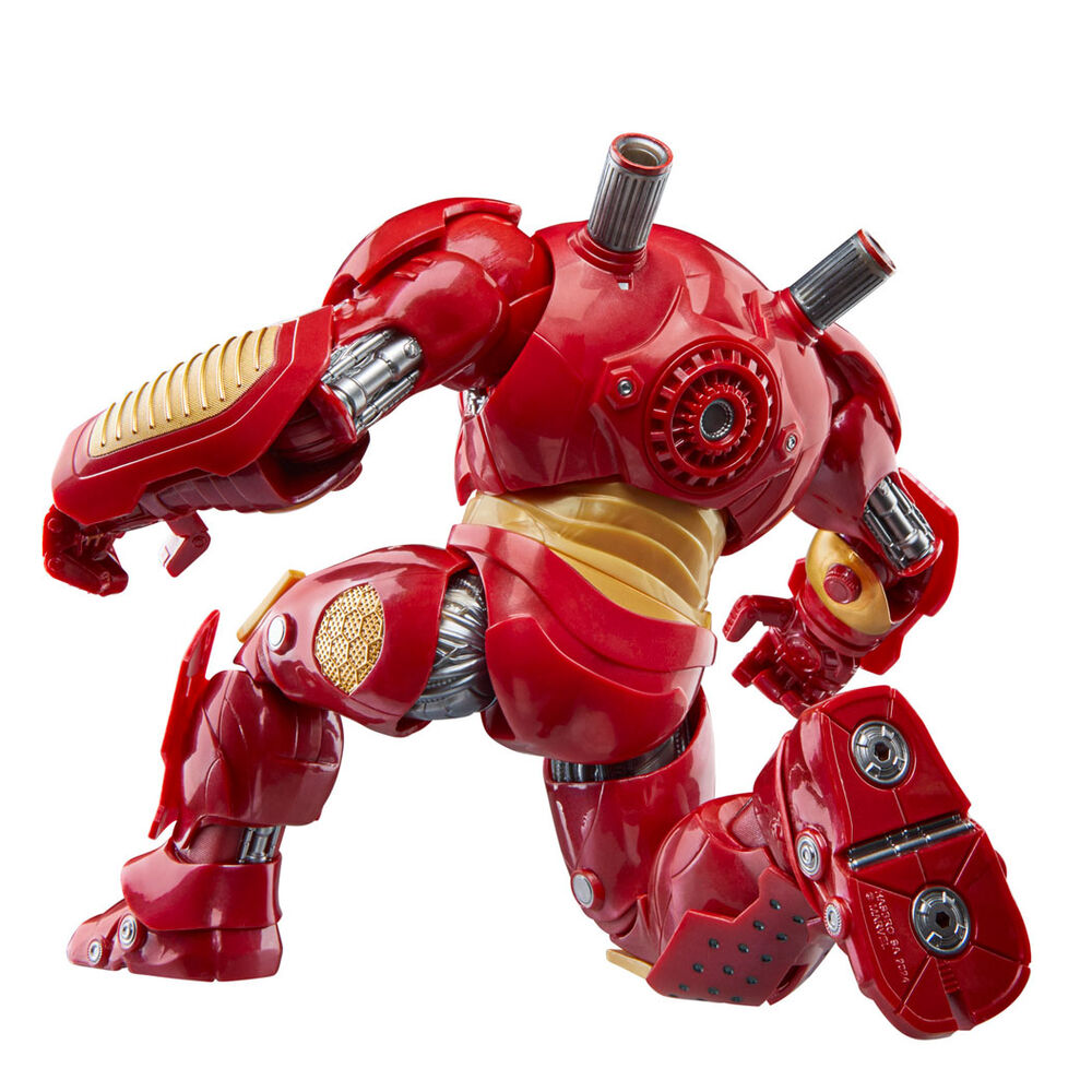 Vue arrière détaillée de la figurine Hulkbuster édition spéciale 85 ans Marvel