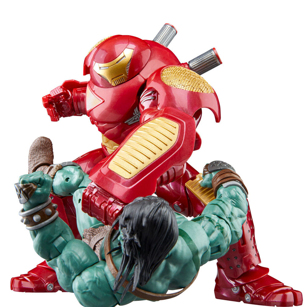 Image de la boîte officielle HASBRO contenant la figurine Hulkbuster Marvel 15 cm