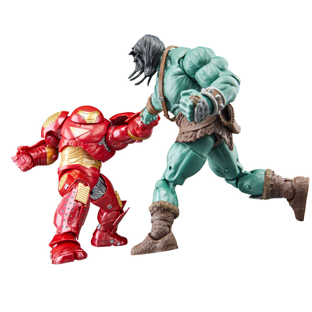 Figurine Hulkbuster Marvel en gros plan sur la tête et le torse articulé