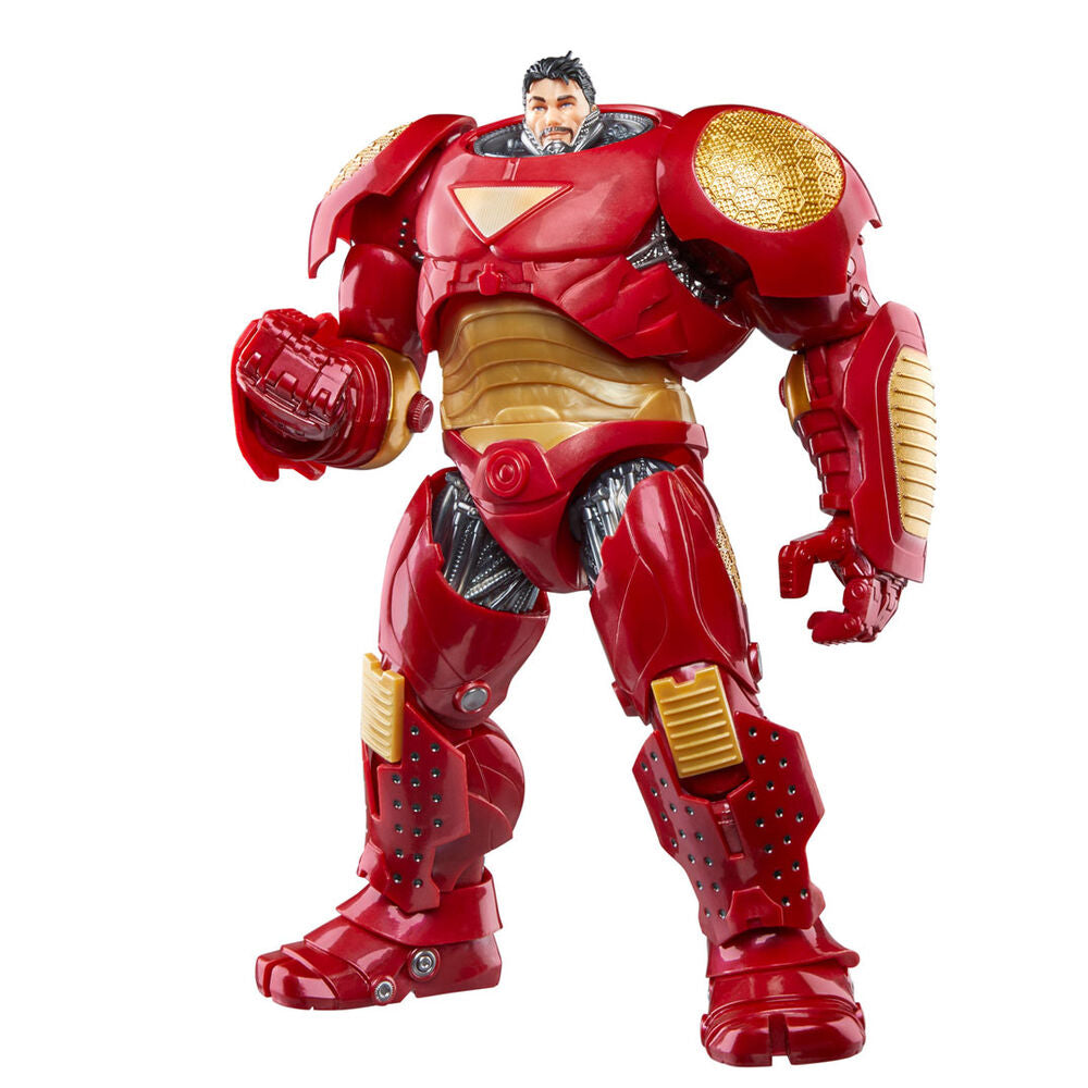 Photo de profil gauche de la figurine Hulkbuster Marvel articulée 15 cm