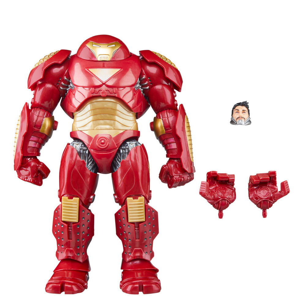 Vue rapprochée des détails articulés de la figurine Hulkbuster HASBRO édition 85 ans