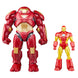 Figurine Hulkbuster Marvel en pose de combat avec accessoires sur fond neutre