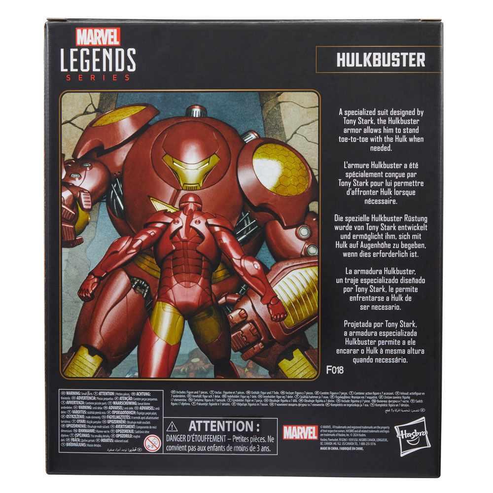 Image de la figurine Hulkbuster Marvel HASBRO édition 85 ans avec éclairage studio