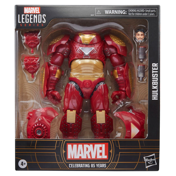 Figurine Hulkbuster Marvel de 15 cm en position dynamique sur fond blanc