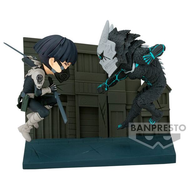 Figurine Kaiju No. 8 Soshiro Hoshina en position de combat de 8 cm par BANPRESTO