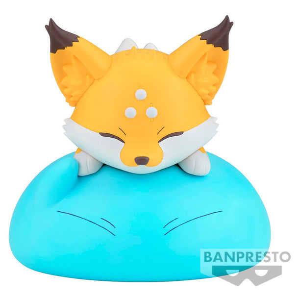Figurine vinyle souple Rimuru et Kumara de 10 cm vue de face avec détails colorés