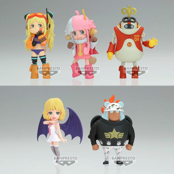 Profil gauche de la figurine BANPRESTO One Piece Egghead 5 montrant la posture dynamique
