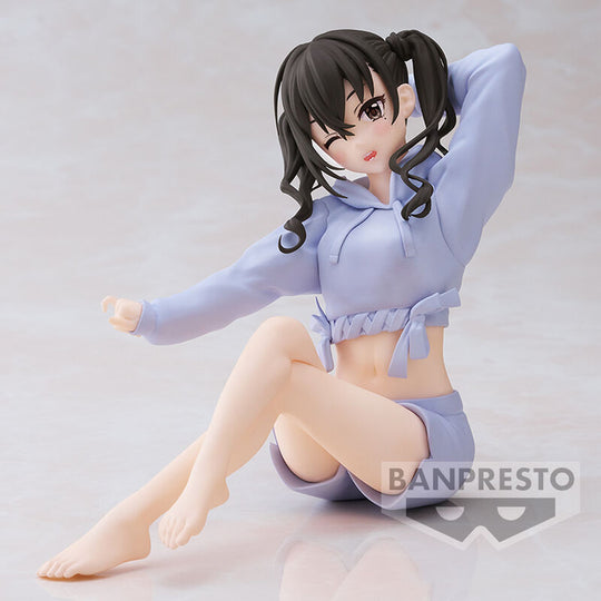 Profil gauche de la figurine Akira Suunazuka Idolmaster montrant la posture dynamique