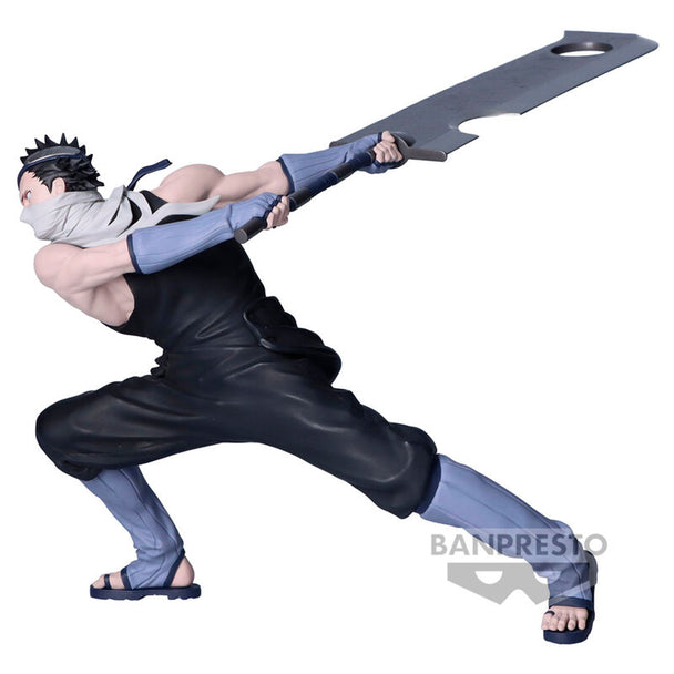 Profil gauche de la figurine Momochi Zabuza Naruto Shippuden Vibration Stars BANPRESTO