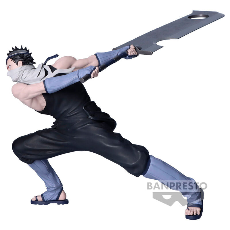 Profil gauche de la figurine Momochi Zabuza Naruto Shippuden Vibration Stars BANPRESTO