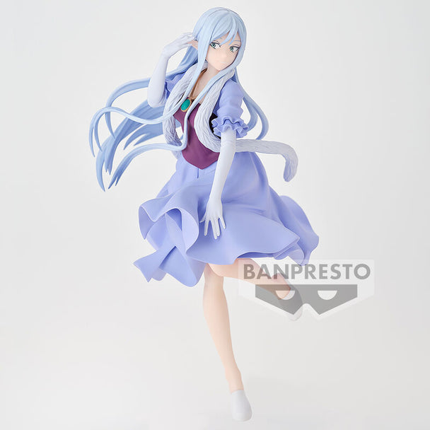 Profil gauche de la figurine Elmesia montrant les finitions et la posture dynamique
