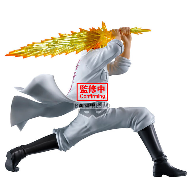 Vue latérale de la figurine Kazuma Kuwabara 14cm BANPRESTO avec posture dynamique