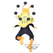 Profil gauche de la figurine Naruto Uzumaki montrant les détails des cheveux blonds et de la tenue orange