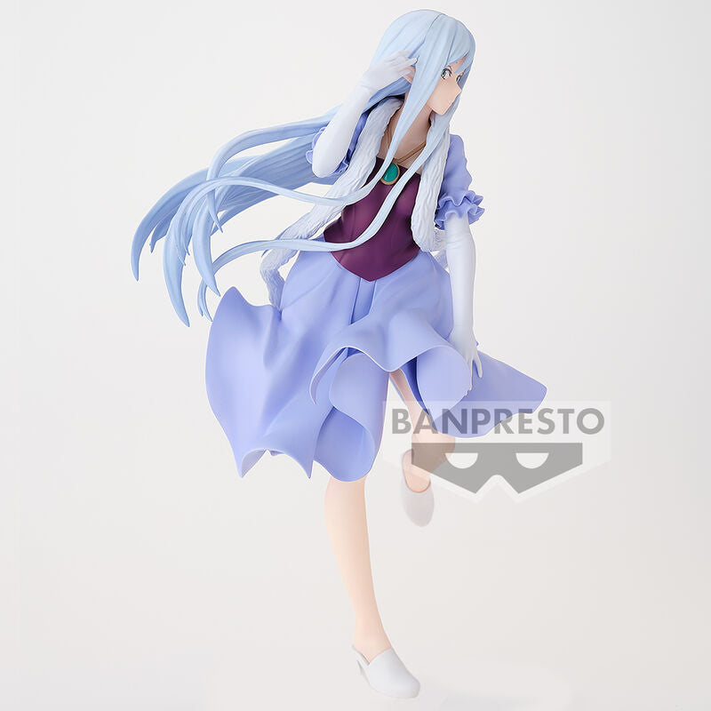 Vue arrière de la figurine Elmesia mettant en valeur les détails du costume