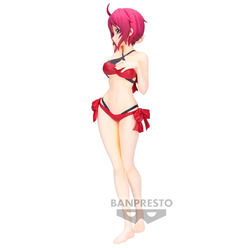 Vue arrière de la figurine Gundam Freedom Lunamaria Hawke mettant en valeur les accessoires