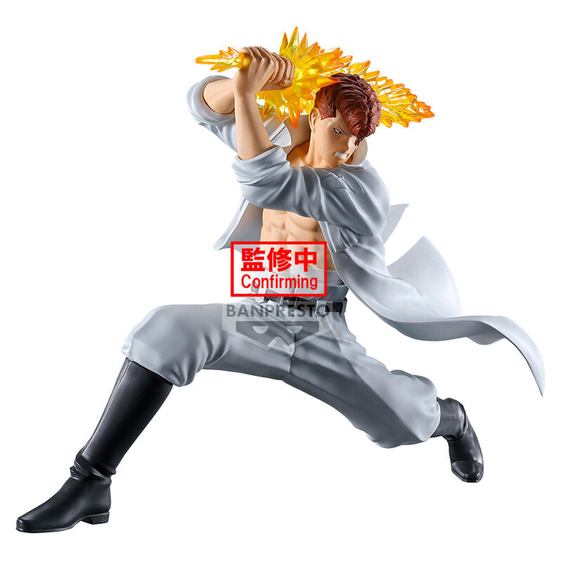 Emballage officiel BANPRESTO de la figurine Kazuma Kuwabara Yu Yu Hakusho