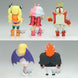 Présentation de la figurine One Piece Egghead 5 sur socle avec éclairage mettant en valeur les détails
