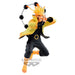 Photo de la figurine Naruto Uzumaki Vibration Stars posée sur un support, idéale pour collection
