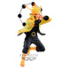 Photo de la figurine Naruto Uzumaki Vibration Stars posée sur un support, idéale pour collection