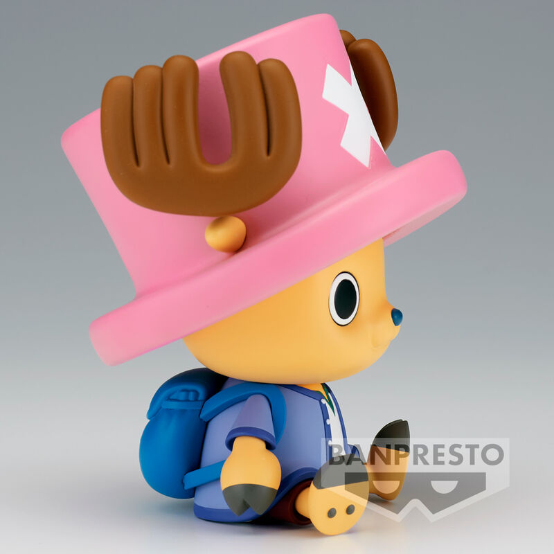 Photo de groupe avec plusieurs angles de la figurine Chopper Arabasta Sofvmates 11 cm