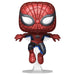 Figurine Funko POP Marvel Spiderman exclusive vue de face dans sa boîte cadeau.