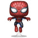 Figurine Funko POP Marvel Spiderman exclusive vue de face dans sa boîte cadeau.