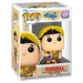 Vue rapprochée de la figurine Funko POP Russell avec détails colorés et boîte collector